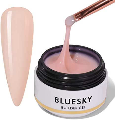 Bluesky Gel Ongle-Gel Construction Ongle Uv, Acrigel Uv Gel Builder Gel Pour Ongles, Allonge Et Répare