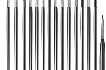 15 pièces Pinceau Ongle Nail Art, Brosse Pinceau Ongle Decor Liner Acrylique Manucure pinceaux, Dessin Stylo Ensemble Outil À Ongles, Ensemble de Pinceaux à Ongles de Vernis à Ongles pour Gel UV