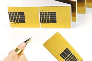 Coolon 150 Pièces Chablon ongle Nail Art Conseils Extension Stickers, Auto-Adhésif Ongles Forme Modelage des Ongles, chablon pour ongle gel construction