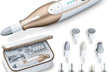 Beurer MP 64 – Kit manucure/pédicure électrique | Set professionnel pour les soins des ongles | Écran Magic-LED | Ponceuse pour ongles avec 10 embouts de haute qualité | Pratique, sans fil