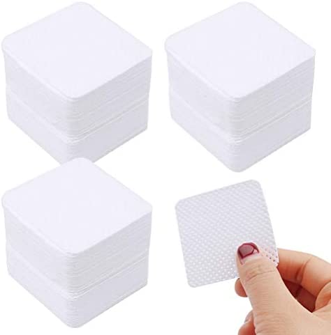 Lot de 300 Lingettes à Ongles Non Pelucheux, Carré Lingette en Cellulose Lingettes Dissolvant Préparation et Finition de Manucure Nail Art Wipes - Enlever de Vernis à Ongles UV Gel