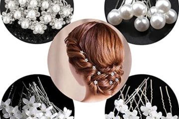 20Pcs Épingles À Cheveux De Mariée, Épingles À Cheveux De Perle De Mariage Perle Fleur Cristal Strass Pinces À Cheveux Demoiselle D'honneur Cheveux Accessoires pour Femmes Filles, Mariage, Boule…