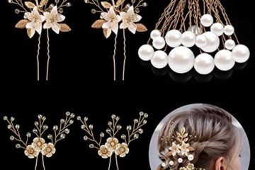 22 Pcs Épingles à Cheveux de Mariage, Pinces à Cheveux Perle de Mariée, Einkirsche Bijoux Cheveux Mariage, Wedding Flower Épingles À Cheveux De Mariée Coiffures, pour Marriage Anniversaire d'honneur