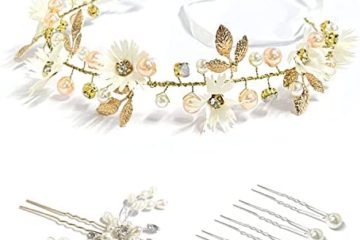7 pièces bandeau de mariage cristal épingle à cheveux perle U Clip, bandeau réglable, accessoires de cheveux de mariage, pinces à cheveux de mariage pour mariage, anniversaire, fête, plage