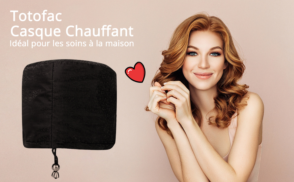 Casque Chauffant Cheveux Vapeur Soin