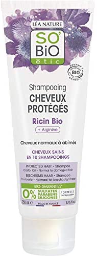 SO'BiO étic Shampooing Cheveux Protégés Ricin & Arginine