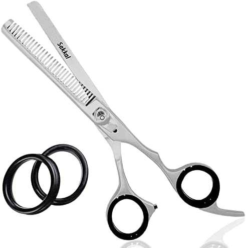 Ciseaux Professionnel désépaissir effiler Ciseaux Coiffure Cheveux professionnel coupe qualité supérieure 6.5"pouces appareils et outils de coiffure coiffeur femmes hommes salon peigne argent