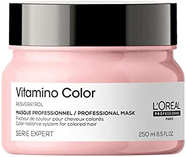 L'Oréal Professionnel | Masque Fixateur de Couleur pour Cheveux Colorés, Vitamino Color, SERIE EXPERT, 250 ml