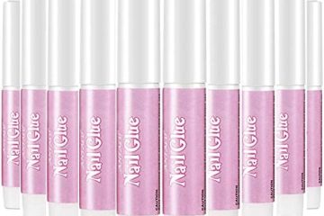 ASENTER 10 PCS Faux Ongles Colles pour ongles Extra Forte Avec Capsules Colle Ongle Nail Bond Colle A Faux Ongles Super Forte Pour Pointes En Acrylique Et Professionnel Faux Ongles Colle