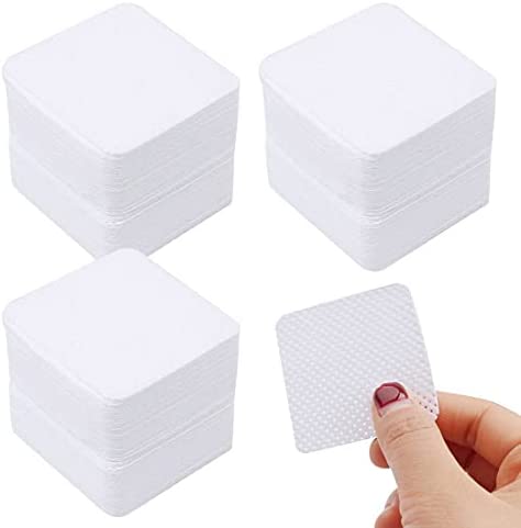 Lot de 600 Lingettes à Ongles Non Pelucheux, Carré Lingette en Cellulose Lingettes Dissolvant Préparation et Finition de Manucure Nail Art Wipes - Enlever de Vernis à Ongles UV Gel