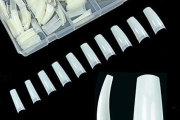 ASENTER 500 Pièces Ongles Capsules Faux Ongles avec Encoche French Acrylique Tips Ongles Gel/Polygel d'Extensions d'Ongles Naturel