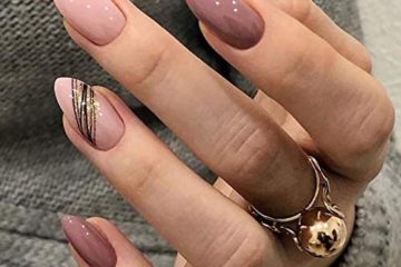 Brishow Cercueil Faux ongles courts faux ongles paillettes d'or presse sur les ongles ballerine acrylique bâton sur les ongles 24pcs pour femmes et filles (a)