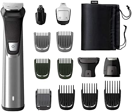 Philips MG7745/15 Tondeuse Multi-styles Series 7000 14-en-1 Visage, Cheveux et Corps, 14 accessoires