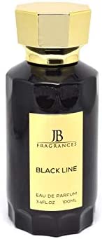 Eau de Parfum BLACK LINE 100 ml Par JB Fragrances Parfum Oriental Pour Homme Inspiré Par La Péninsule Arabique et Ses Éléments Naturels
