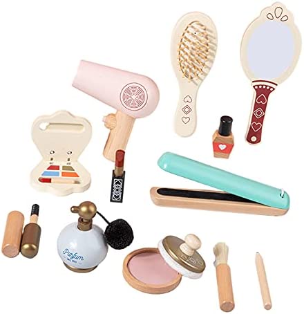 F Fityle 1 Kit de Maquillage pour Enfants En Bois de Simulation Jouets pour Enfants Cadeaux de Parfum 3 Ans et Plus