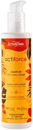 Leave-In Soin sans Rinçage Cheveux Frisés et Crépus Activilong Actiforce Carapate Sapote 240 ml