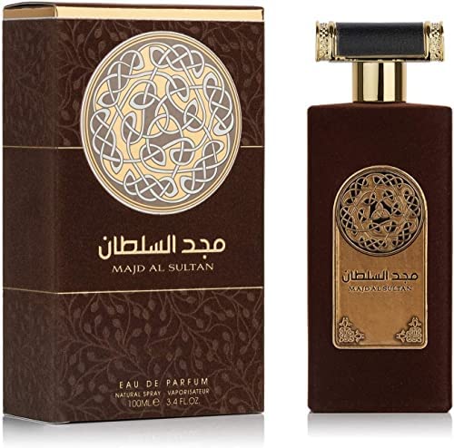 Parfum Majd Al Sultan 100ml Un parfum D'haute Qualité et D’une Pureté Exceptionnelle NOTES: Lemon, Juniper, Patchouli, White Musk et Aroma