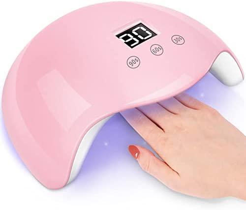 Lampe UV Ongles Gel LED Lampe Sèche Ongles Automatique Séchoirs à ongles 3 Minuteries 30s/60s/99s LCD Écran