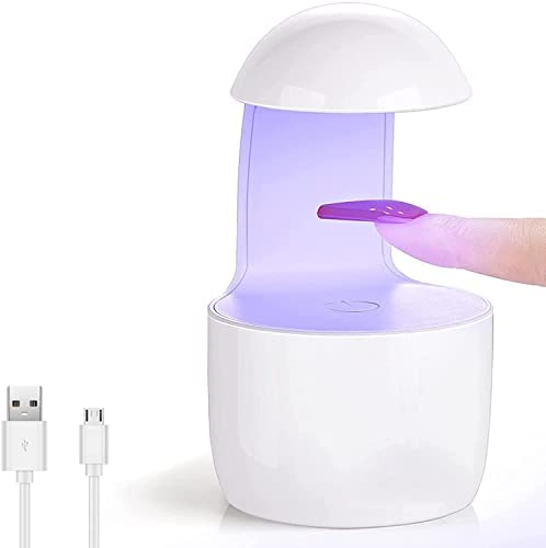 5 W Mini Lampe à Ongles UV pour Vernis à Ongles en Gel, lampes UV LED USB Portables pour Ongles en gel pour la Maison et le Salon de Manucure