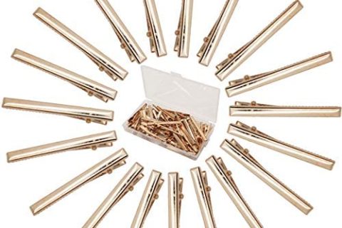 JOYOYO Lot de 50 pinces à cheveux 60 mm - Pinces crocodiles en métal - Pour femme