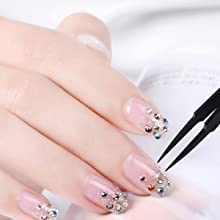 Strass Nail Art Feuilles Nail Art Paillettes