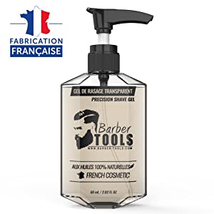 gel de rasage transparent