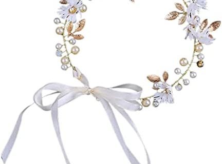 1pc or cristal perle ruban marguerite corolle bandeau accessoires de cheveux de mariage accessoires de cheveux de mariage bandeau dames enfants mariée demoiselles d'honneur