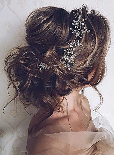 Unicra Serre-tête en forme de fleur de vigne pour mariée - Accessoires pour cheveux - Pour femme et demoiselle d'honneur