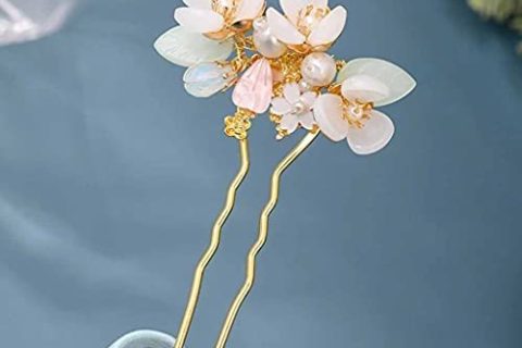RENSLAT Nouvelle Fille de la mode coréenne Perles Perles Coupes U en forme de coiffures à cheveux en forme de pinceaux de cheveux pour femmes mariée mariage